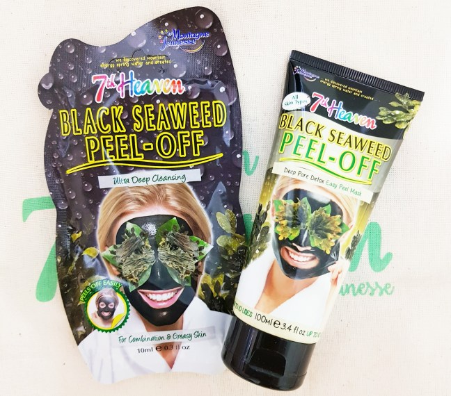 Black Seaweed Pell-Off Mask 7th heaven  Masca de față peel-off cu alge marine brune