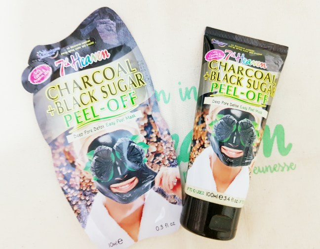 Charcoal + Black Sugar Peel-Off Mask 7th heaven 