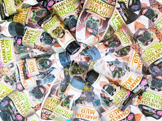 7th heaven mud mask charcoal mask pell-off mask black sugar mask seaweed black 