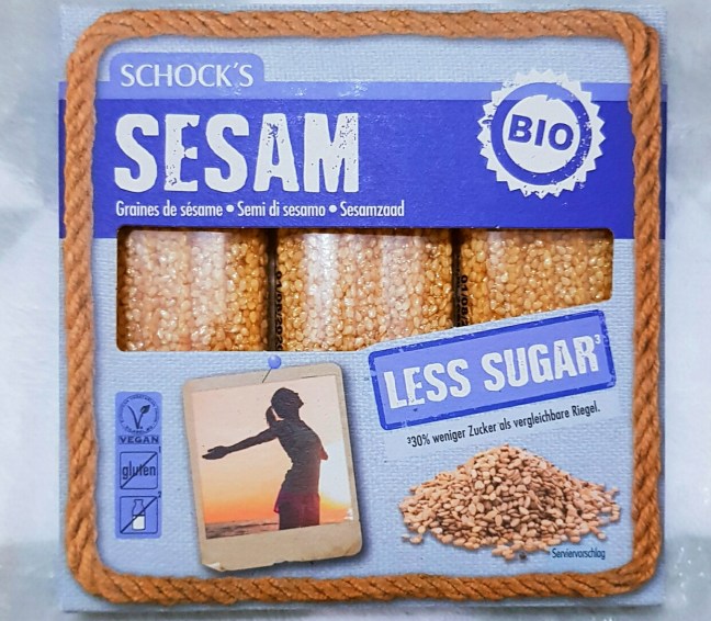 SCHOCK'S - batoane ecologice crocante cu susan, 75g (3×25g) vegan SCHOCK'S - batoane ecologice crocante cu susan, 75g (3×25g) vegan