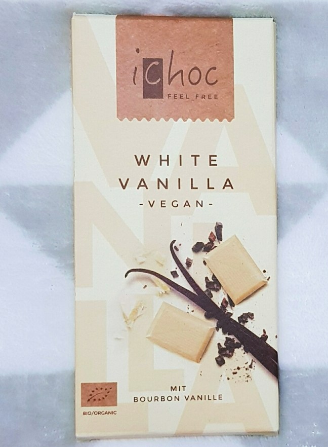 ICHOC - ciocolată albă cu vanilie, 80g - produs vegan, certificat ecologic ICHOC - ciocolată albă cu vanilie, 80g - produs vegan, certificat ecologic