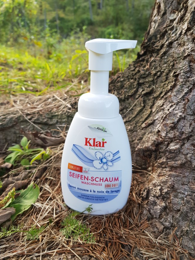 Klar săpun spumă nuci de săpun vegan și cruelty-free fără parfum