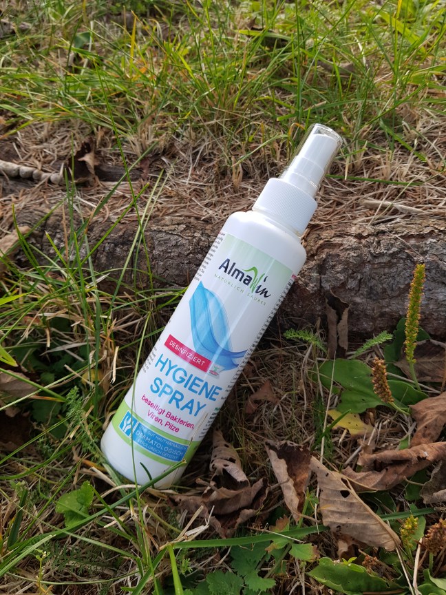 AlmaWin spray igienizant pe bază de alcool etilic vegan și cruelty-free bio