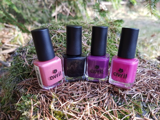 Ojă 7 free Avril Nuit Noir Pourpre Vânătă Roz Patinat vegan netestat pe animale Ojă 7 free Avril Nuit Noir Pourpre Vânătă Roz Patinat vegan netestat pe animale