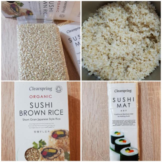Sushi vegan cu morcovi, mango și castraveți 